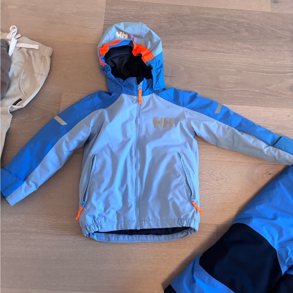 Helly Hansen Light Blue and Black Jacket